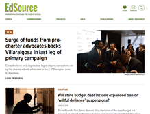Tablet Screenshot of edsource.org